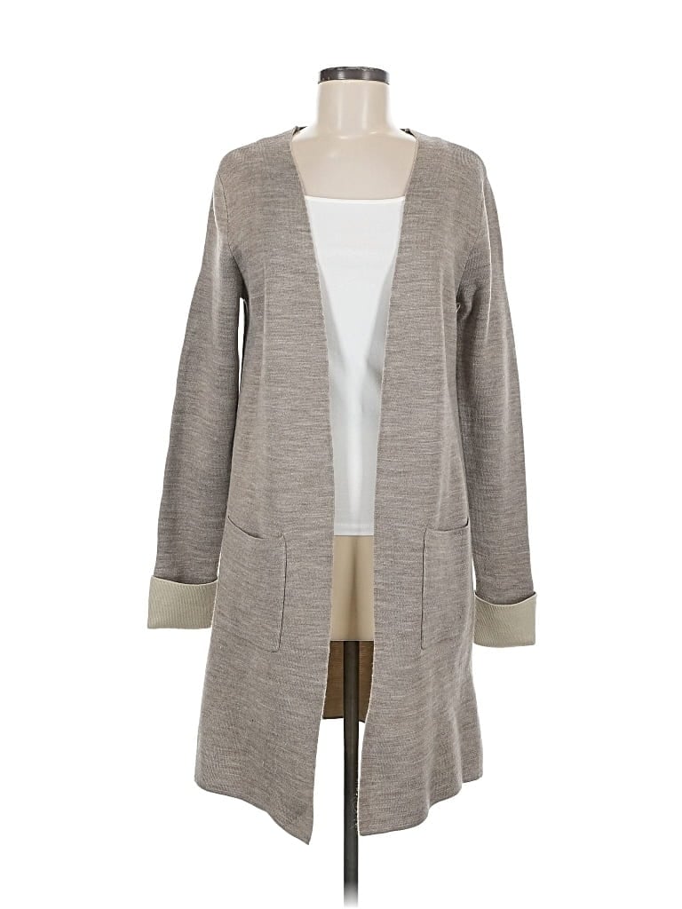 Pre-owned Dana Buchman Cardigan Sweater In Gray
