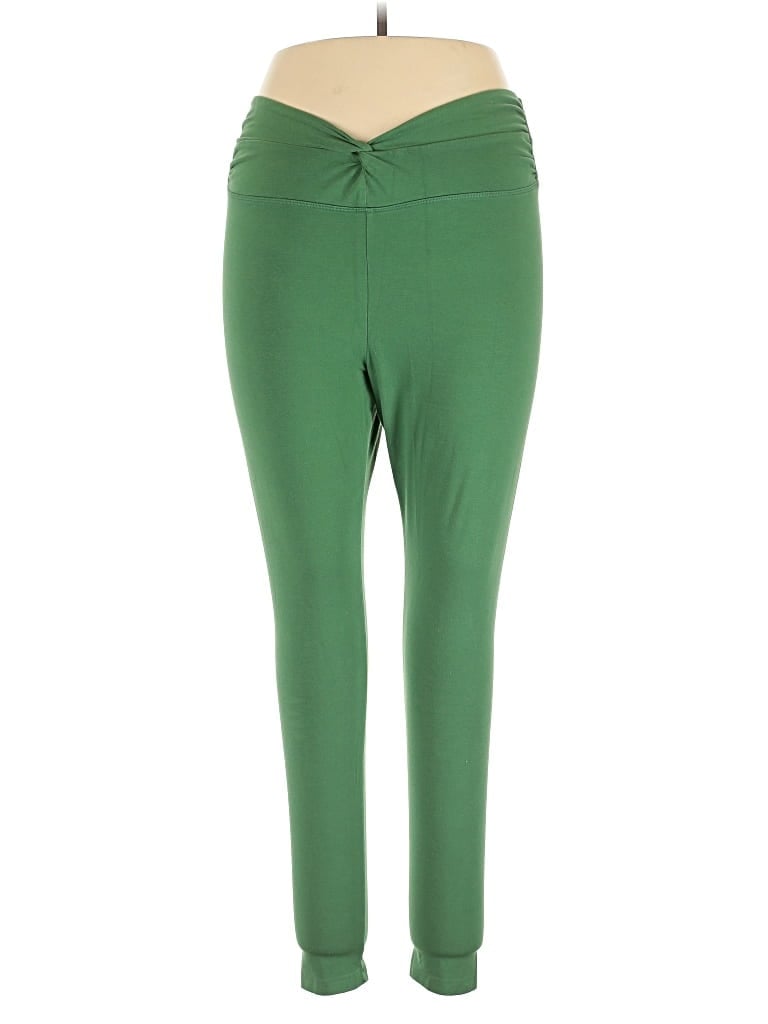 Pre-owned Victoria's Secret Pink Active Pants In Green