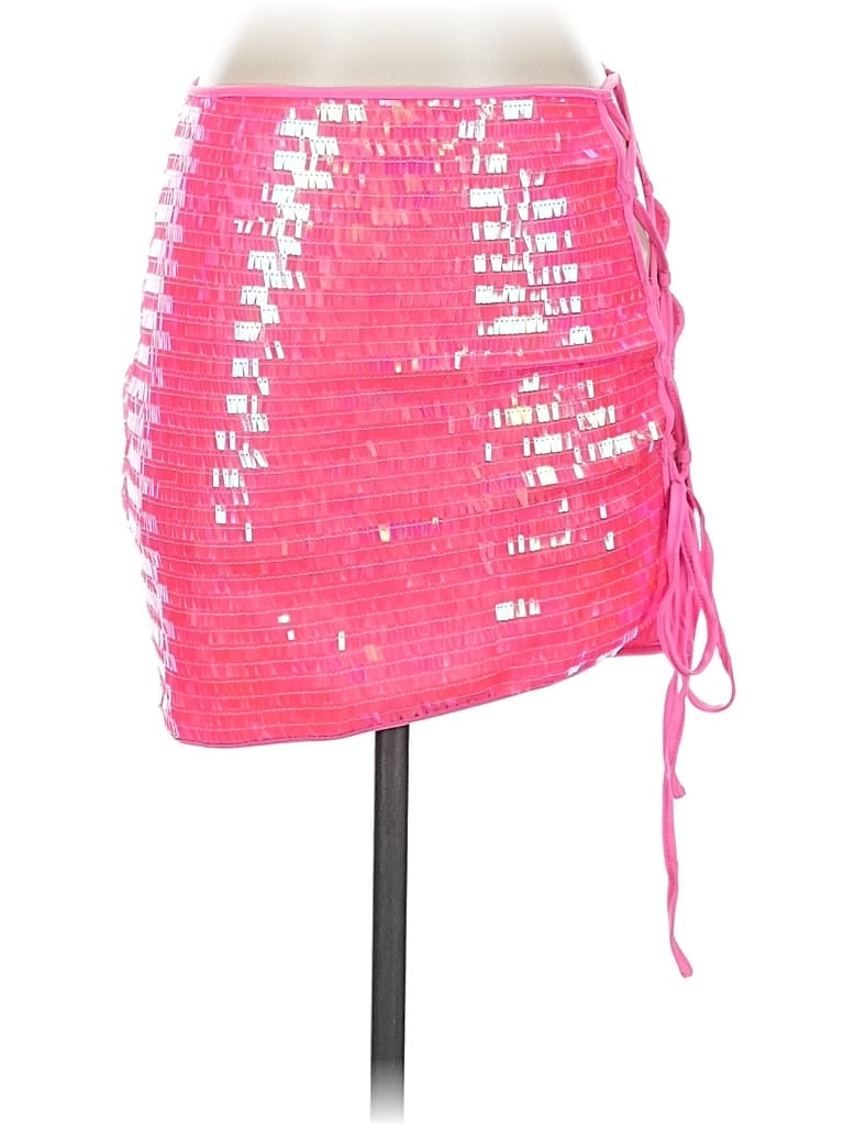 Bear Dance Casual Skirt In Pink