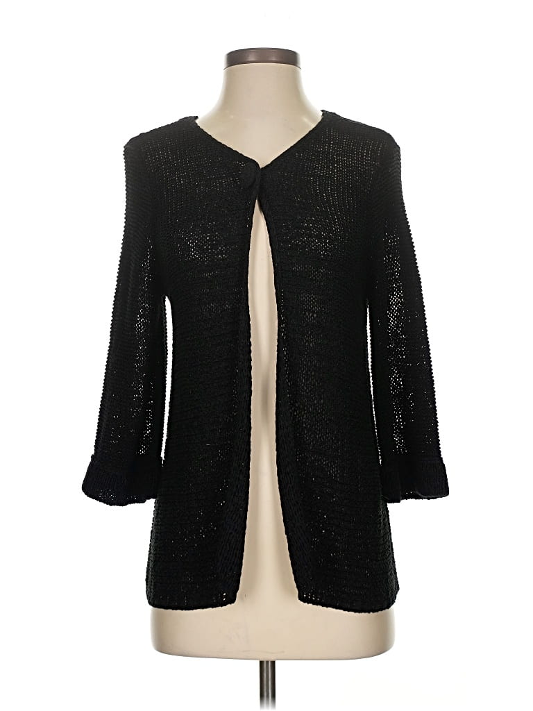 Laura Ashley Cardigan Sweater In Black