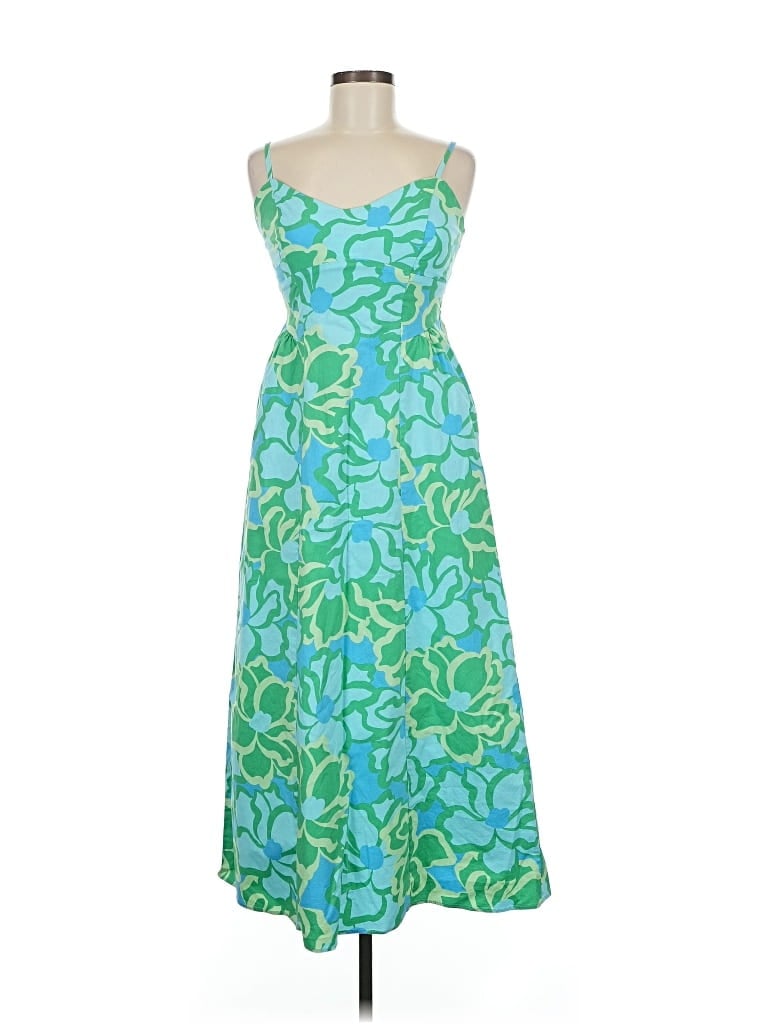 Pre-owned Show Me Your Mumu Casual Dress In Green