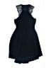 BCBGeneration 100% Polyester Black Blue Cocktail Dress Size 0 - photo 1