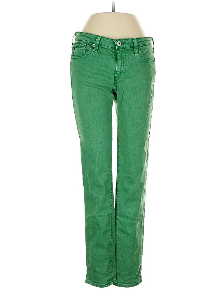 Pre-owned Adriano Goldschmied Jeans In Green