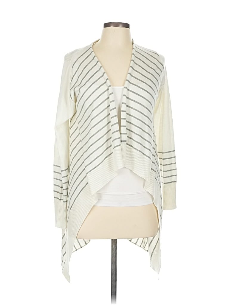 Pre-owned Ya Los Angeles Cardigan Sweater In White