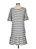 Max Studio Stripes White Casual Dress Size XS - photo 2
