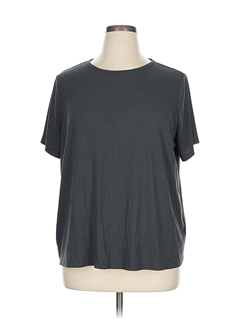 Pre-owned Old Navy Short Sleeve T-shirt In Gray