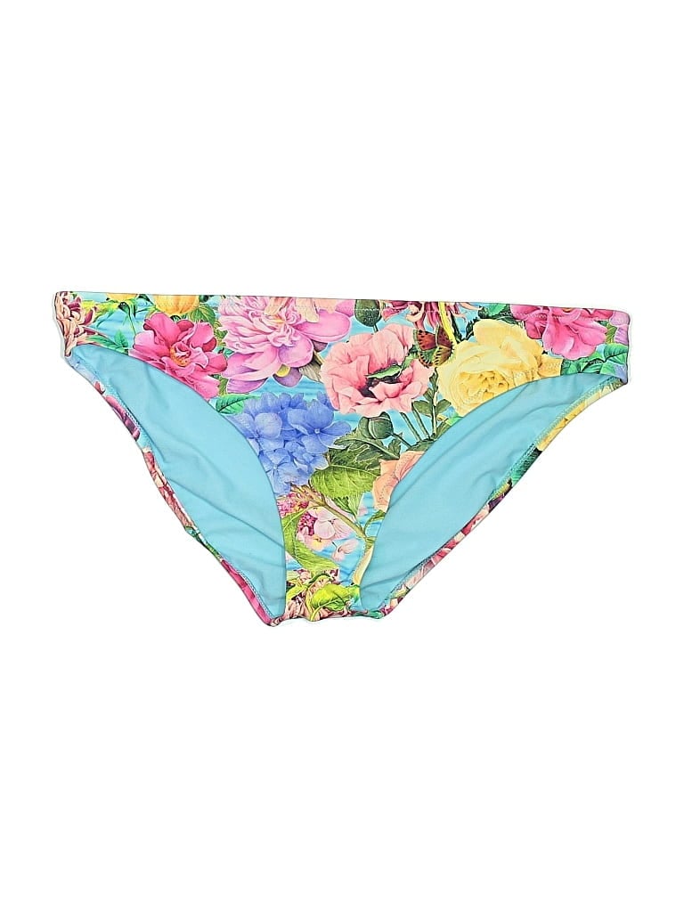 Pre-owned Johnny Was Swimsuit Bottoms In Blue