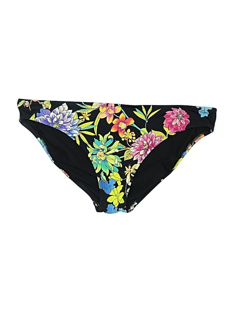 Pre-owned Johnny Was Swimsuit Bottoms In Black
