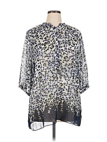 Nicole by Nicole Miller 3/4 Sleeve Blouse (view 1)