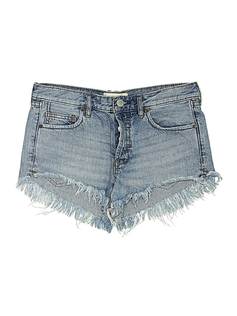 Pre-owned We The Free Denim Shorts In Blue