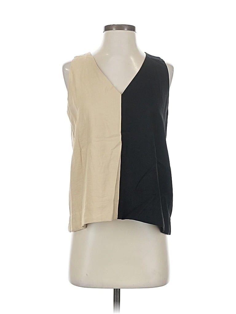 Pre-owned Pomander Place Sleeveless Blouse In White