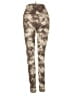TAN + LINES Tie-dye Brown Active Pants Size S - photo 2