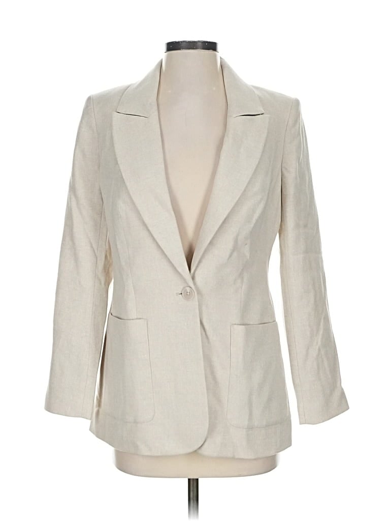Pre-owned Express Blazer Jacket In White