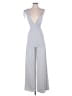 PrettyLittleThing 100% Polyester Solid Gray Black Jumpsuit Size 0 - photo 1