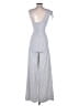 PrettyLittleThing 100% Polyester Solid Gray Black Jumpsuit Size 0 - photo 2