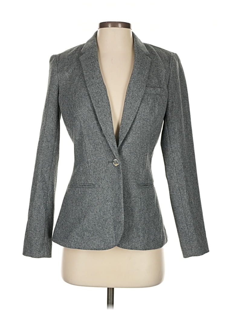 Pre-owned Calvin Klein Blazer Jacket In Gray