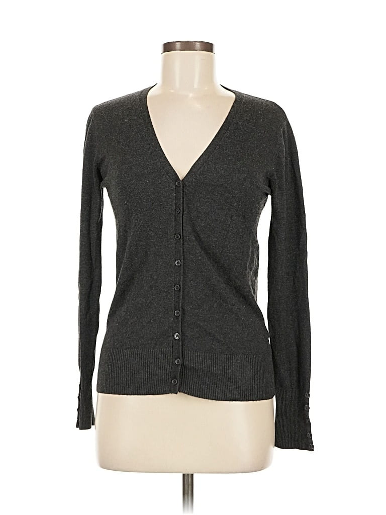 Pre-owned Cielo Cardigan Sweater In Gray