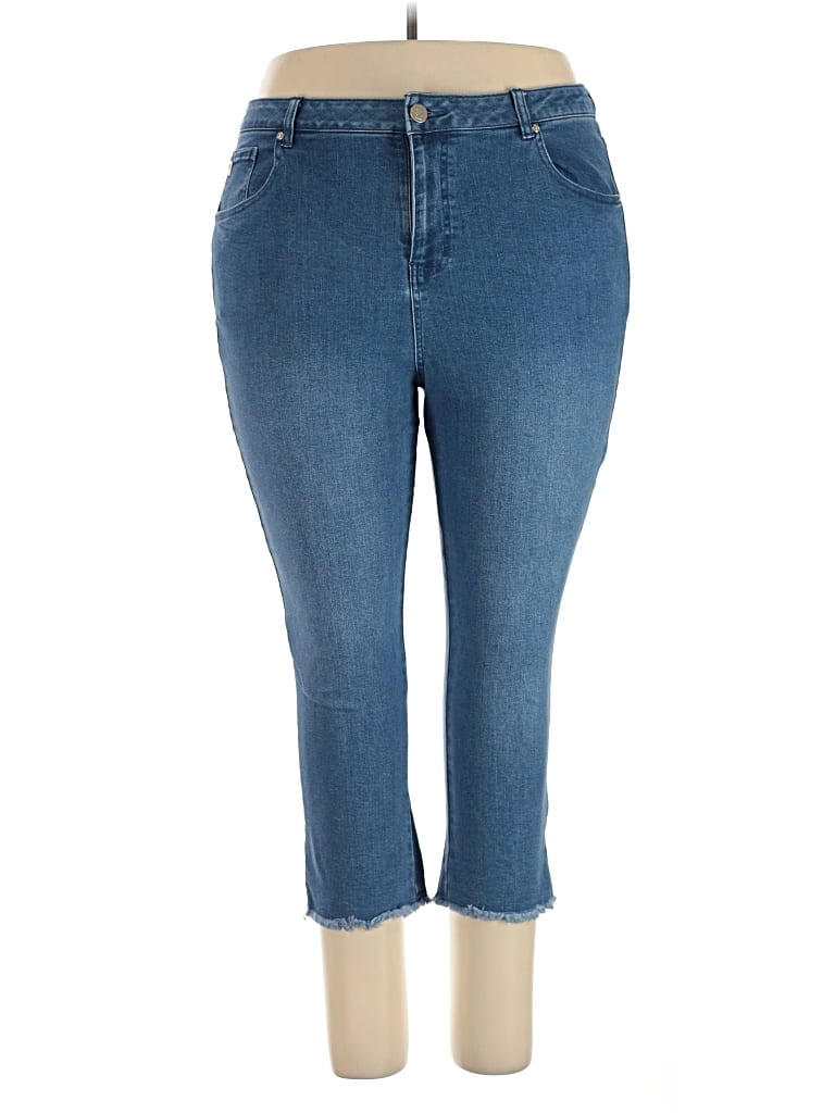 Pre-owned Belle By Kim Gravel Jeans In Blue