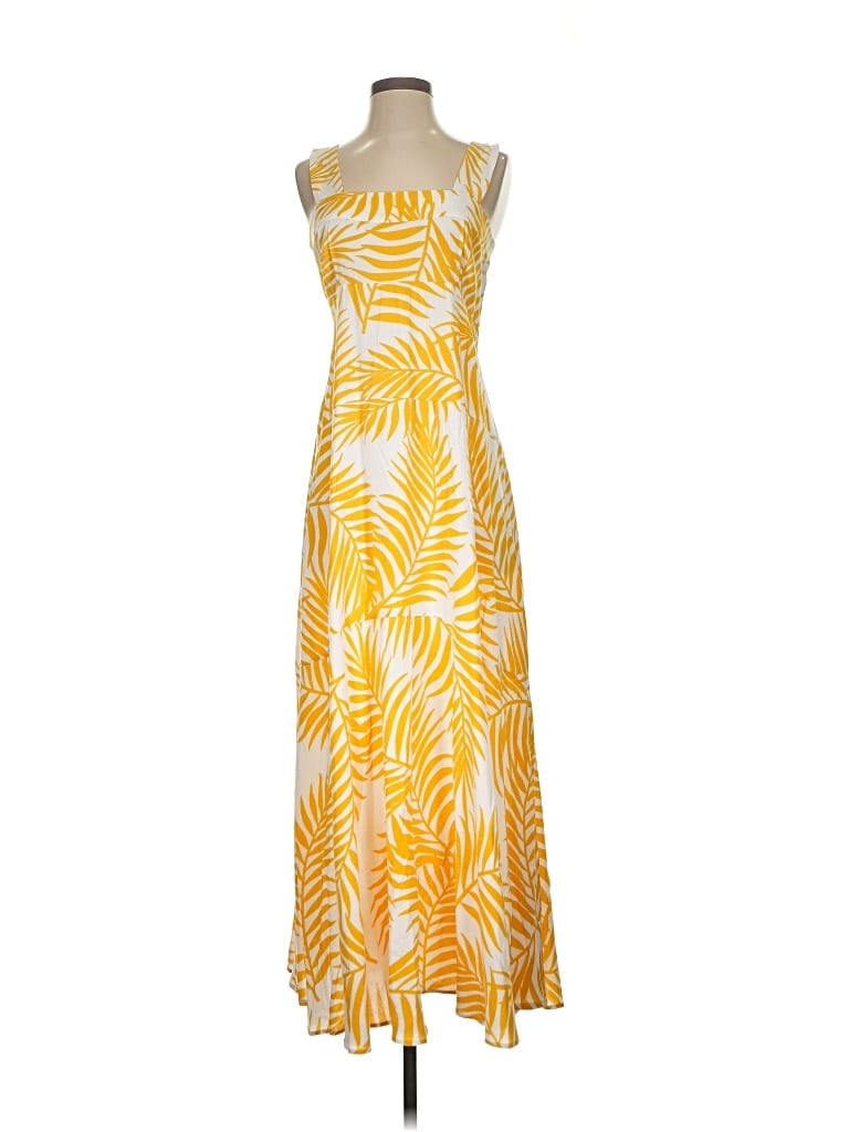 Pre-owned Vince Camuto Casual Dress In Yellow
