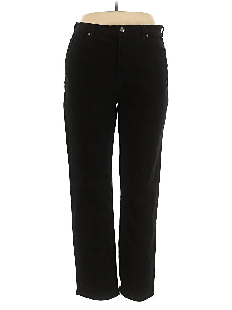 Pre-owned Gloria Vanderbilt Casual Pants In Black