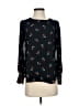 Ann Taylor LOFT Black Long Sleeve Blouse Size XS - photo 1