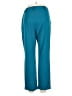 Happily Grey Solid Teal Casual Pants Size L - photo 2