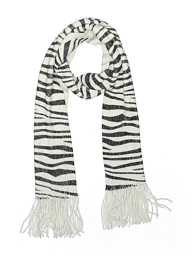 Pre-owned Jaclyn Smith Scarf In White
