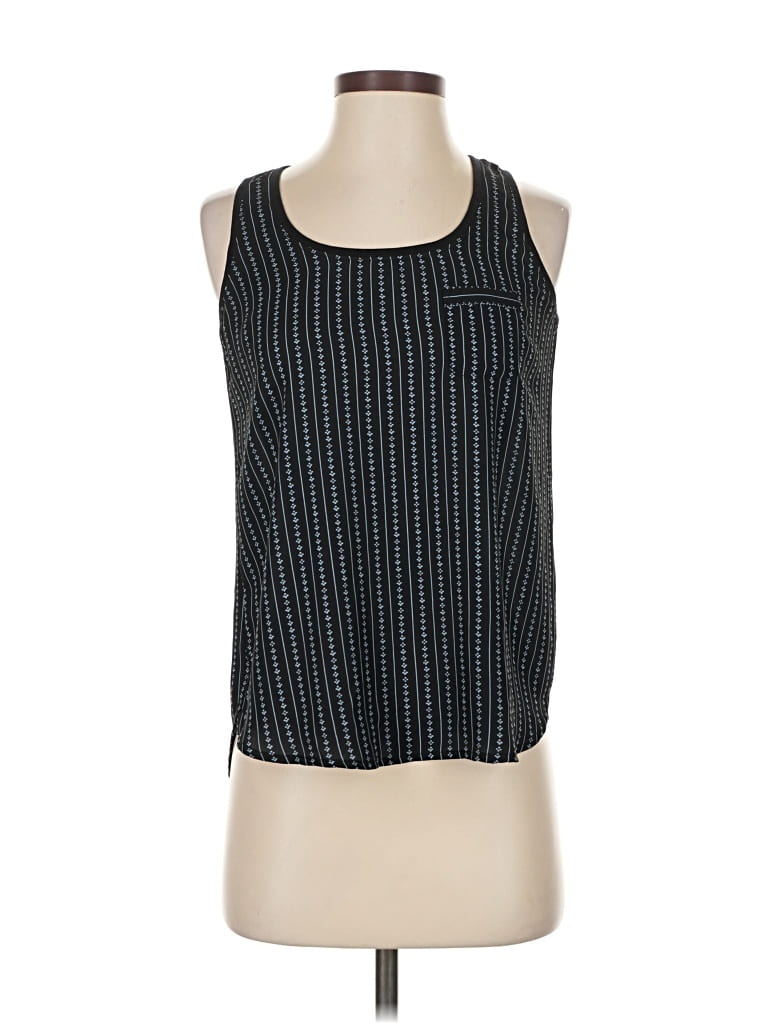 Pre-owned Ann Taylor Loft Tank Top Black Halter Neckline Tops