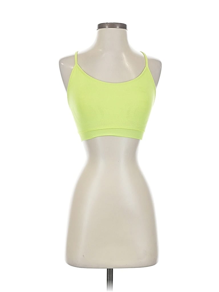 Pre-owned Fabletics Sports Bra In Green