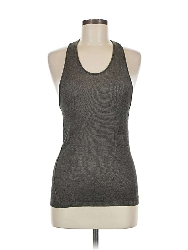 Inhabit Sleeveless Top Gray Halter Neckline Tops