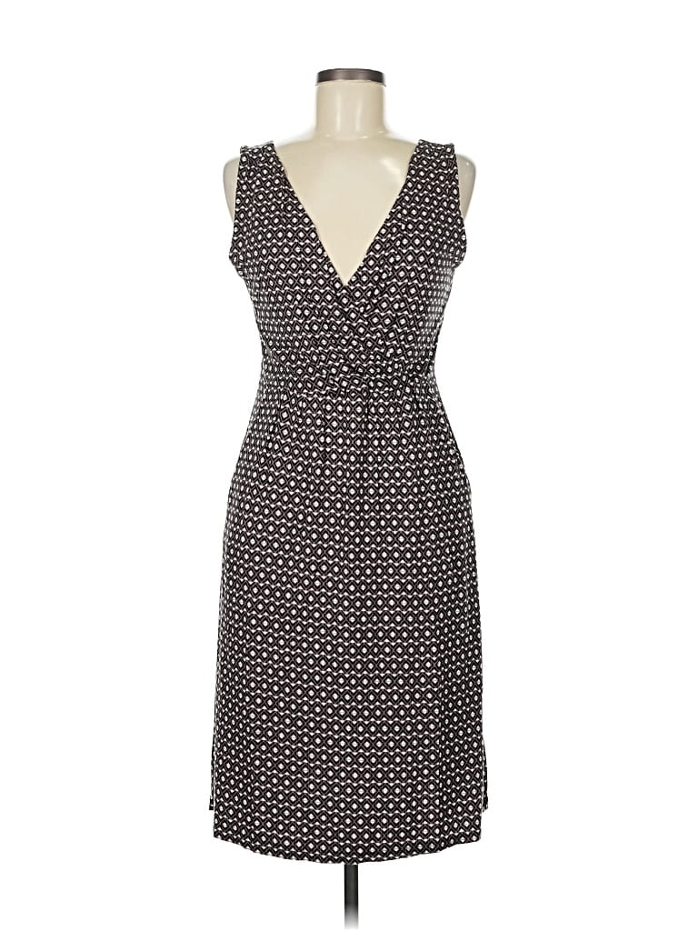 Pre-owned Garnet Hill Casual Dress In Black