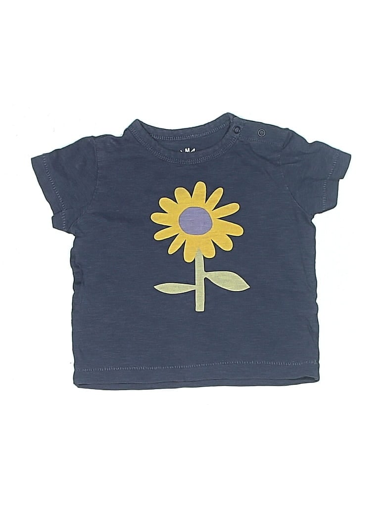 Pre-owned Primary Clothing Babies' Short Sleeve T-shirt In Blue