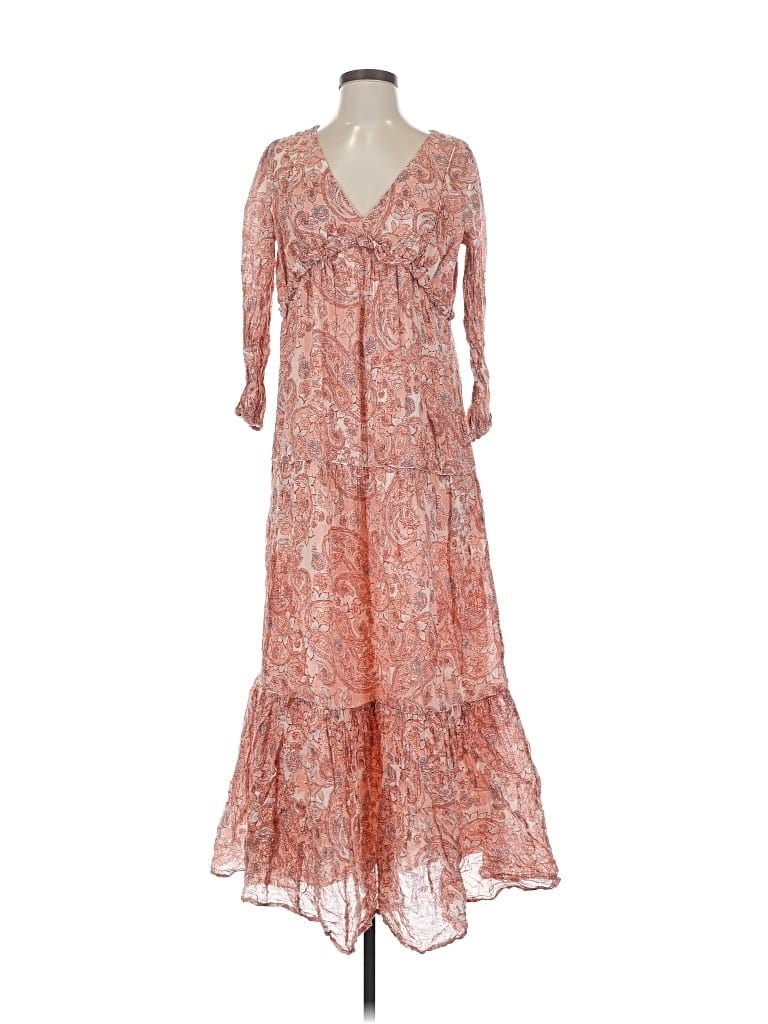 Pre-owned Rachel Zoe Tjx Casual Dress In Orange