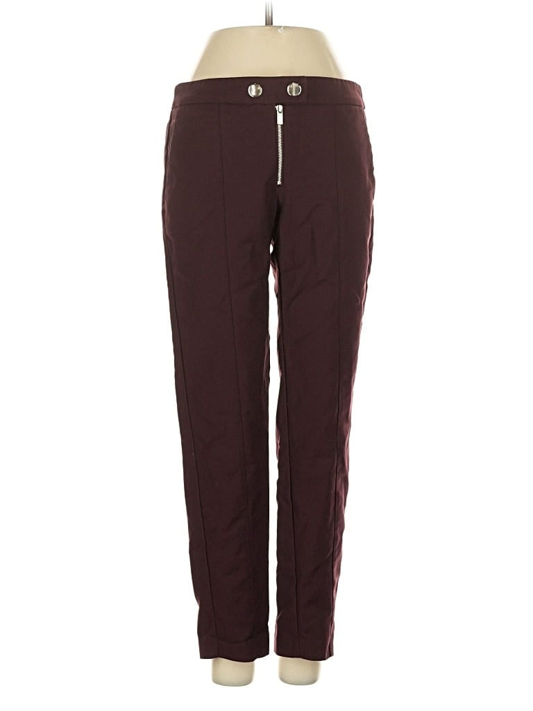 Pre-owned Mng Suit Casual Pants In Burgundy