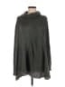 Fervour 100% Acrylic Gray Poncho Size 1X - photo 1