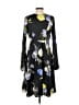 Acne Studios 100% Polyester Print Black Casual Dress Size EU 36 / US 6 - photo 2