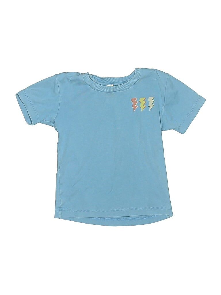 Pre-owned Assorted Brands Kids' Short Sleeve T-shirt In Blue