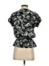 MICHAEL Michael Kors 100% Polyester Black Short Sleeve Blouse Size XS - photo 2