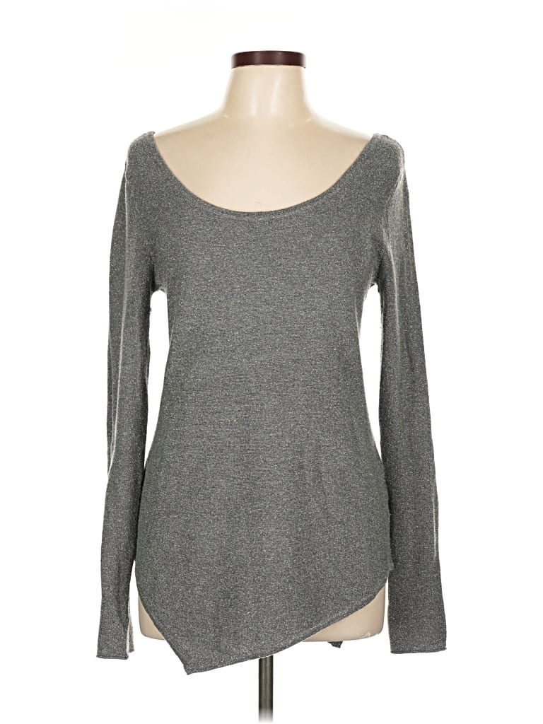 Pre-owned Express Pullover Sweater In Gray