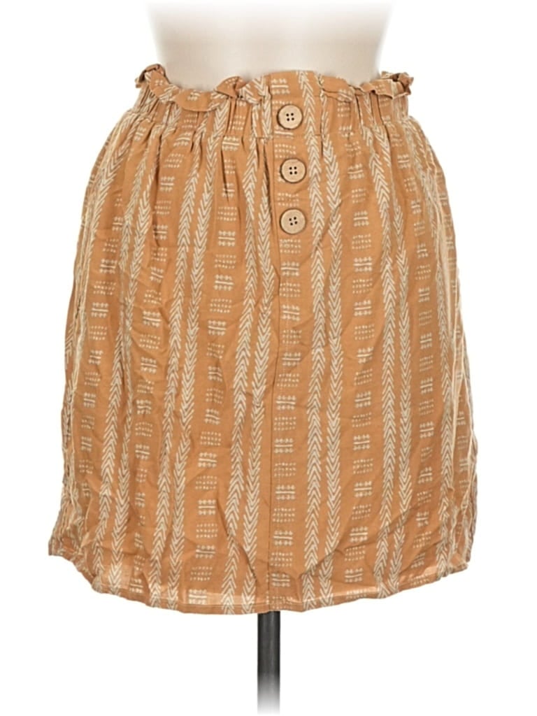 Pre-owned Harper Heritage Casual Skirt In Brown