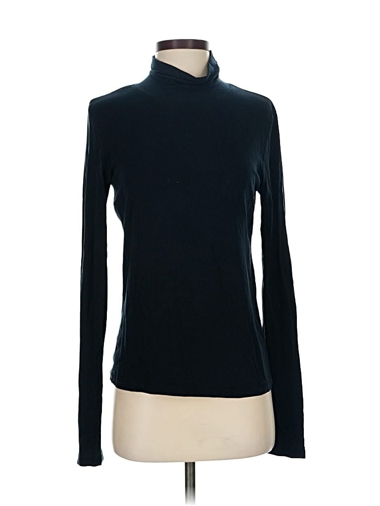 Pre-owned Isaac Mizrahi For Target Long Sleeve Turtleneck In Black