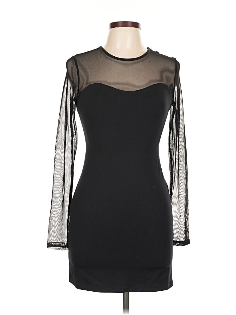 Pre-owned David Lerner Cocktail Dress In Black