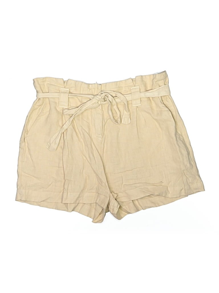 Pre-owned L'agence Khaki Shorts In Brown