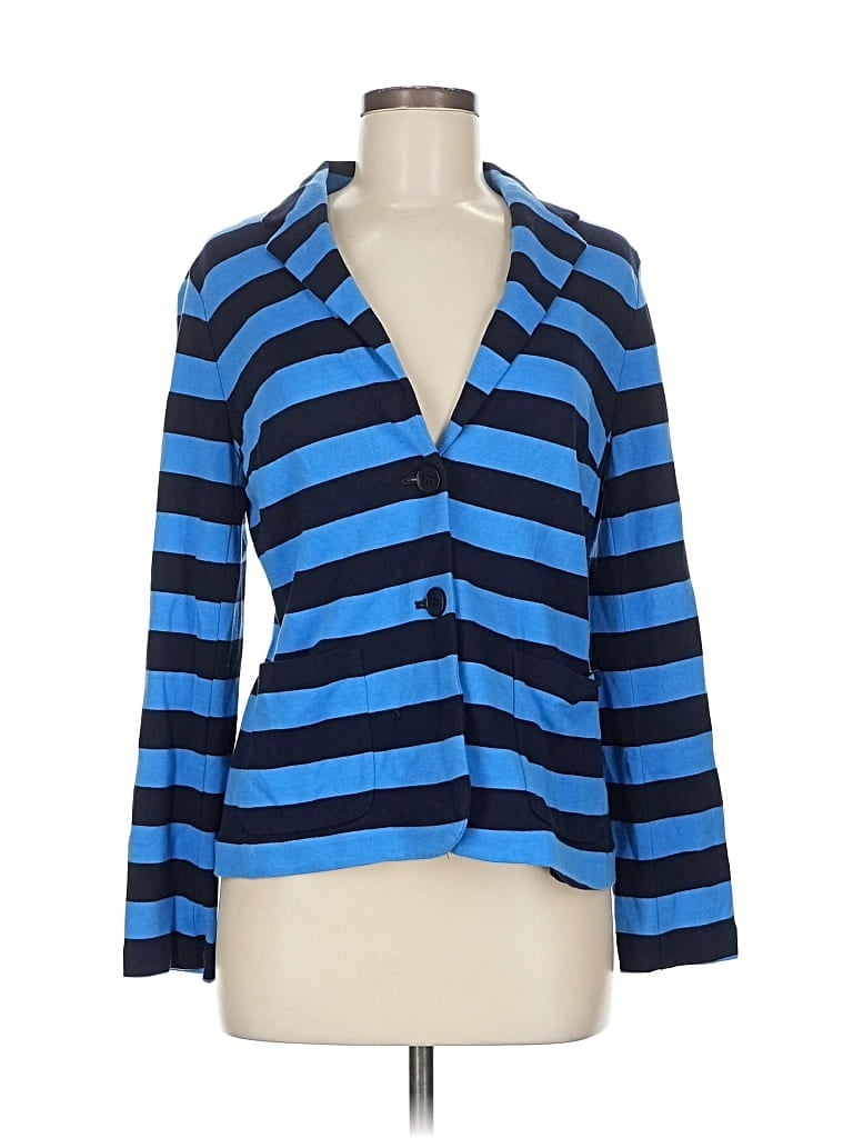 Pre-owned Talbots Blazer Jacket In Blue