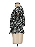 MICHAEL Michael Kors 100% Polyester Black Short Sleeve Blouse Size XS - photo 5