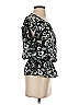 MICHAEL Michael Kors 100% Polyester Black Short Sleeve Blouse Size XS - photo 4