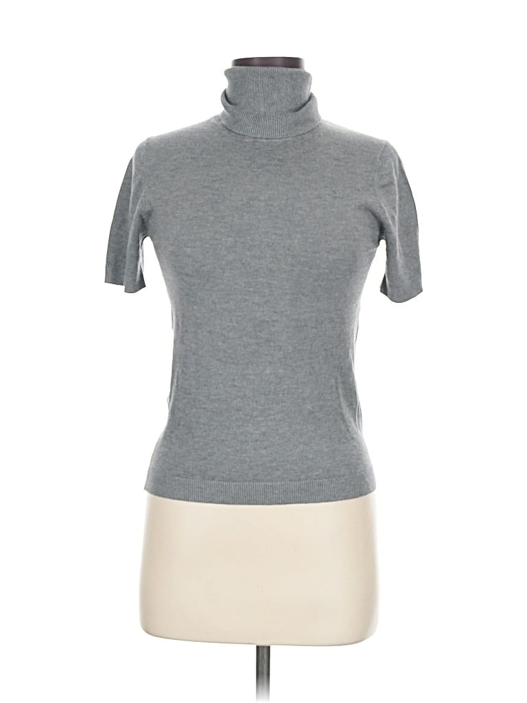 Pre-owned Mng Turtleneck Sweater In Gray