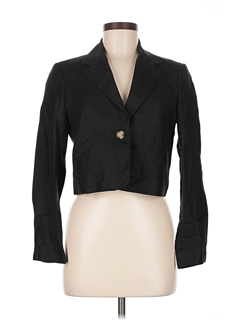 Pre-owned Club Monaco Blazer Jacket In Black
