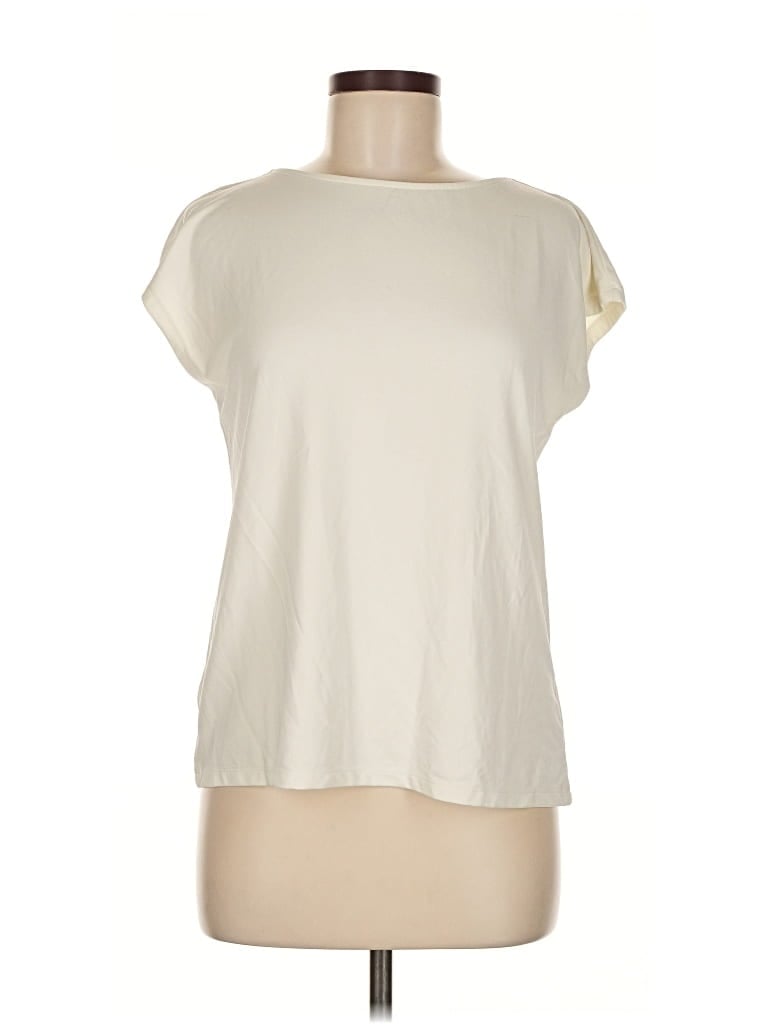Pre-owned Nordstrom Rack Short Sleeve T-shirt In White