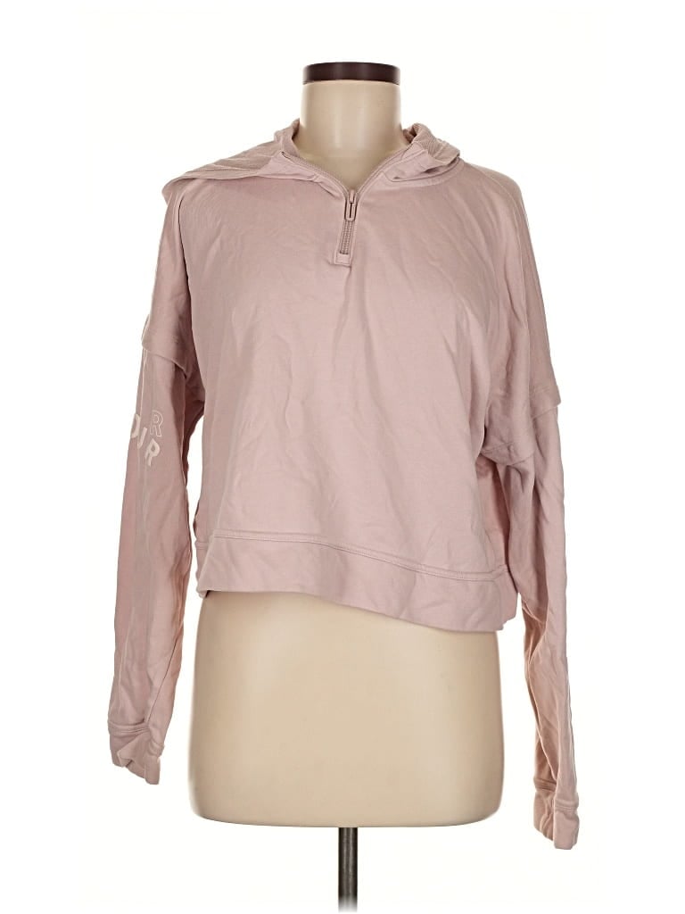 Pre-owned Under Armour Pullover Hoodie In Pink